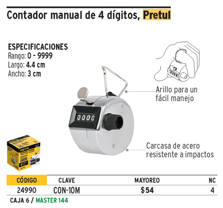 Contador manual, 10 mil – Ingenieria Servirent Shop
