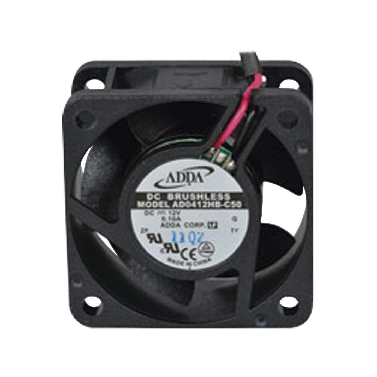 Ventilador Axial de 40 X 40 X 20 mm, Rodamiento de Baleros, Cables de 30 cm, 12 Vcc, 100 mA, 8.8 CFM.