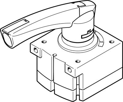 válvula de palanca manual VHER-P-H-B43C-B-G12