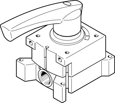 válvula de palanca manual VHER-H-B43U-G18