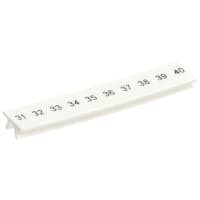 ZB Marking Strip (1 strip de los labels de 10) marked 31 a 40 horizontally 5.2m m