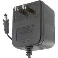 Wall Plug Transformer 10 VAC, 700 mA, 120 V el + 10% @ 60 hertzio, + 5%