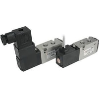 válvulas solenoides, 2-Position escogen, 100VAC, Rc 1/8 G,  3.8 CFM, 0.1-1 Mpa