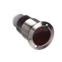 Sensor fotoeléctrico cilíndrico, los 6m, rojo de Visbl, PNP, conectador M12, perno 3