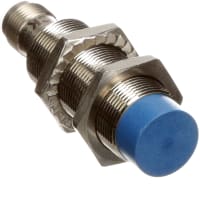 Sensor de proximidad, gama de 12m m, sin blindaje, NPN, normalmente abierto, perno M12 4