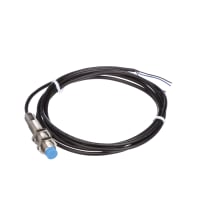 El sensor de proximidad, inductivo, 3.24m m se extiende, M12 x 1, NPN, NO, cable, 3-Wire, 2 m