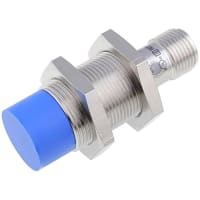 Proximity Sensor, Inductive, 9.72m m Range, M18 x 1, PNP, NO, M12, 4-Pin Male