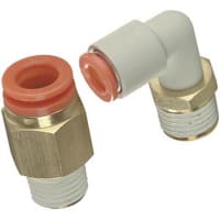 Cabiendo, codo femenino, 3/8 " tubo, puerto 1/4NPT