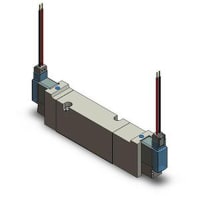 La válvula, 3 postula el ctr del exh, mt bajo, puerto de 5, .35W, 24VDC, enchufe de M