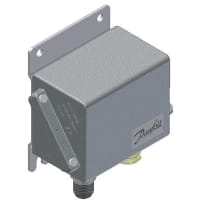 Interruptor de presión, KPS35, 0-116psig, 6-22psig Diff, temperatura de los medios de -40-212F, G 1/4