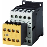 XT Series Contactor, Safety 24V Coil, XT Series Relay, 4NO-4NC, DIN Rail