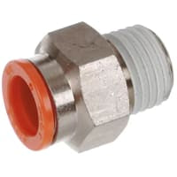 FIT, CONEC del VARÓN, LATÓN THRD W/SEALANT de 1/8NPT NKL PL, PARA 5/16