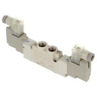 Válvula de solenoide, aire, 2-Position solenoide doble, piloto,  110 VAC, serie SY7000