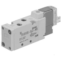 Válvula de solenoide, aire 2 de la posición portuaria de 5 solo, M5 12V L enchufe, serie SYJ5000