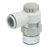 Apresure el tacto del control uno, universal, 1/8 NPT, PBT, cerradura del empuje, COMO serie