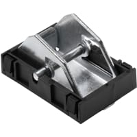 With Roller Tracks, Zinc Plated, el 1.9in el x 1.3in del use del for de Steel Back Stop Unit