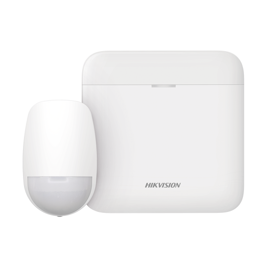 (AX PRO) KIT de Alarma AX PRO / Incluye: 1 Hub con batería de respaldo / 1 Sensor PIR / Wi-Fi / Compatible con Hik-Connect P2P