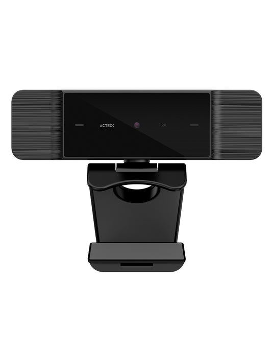 Webcam ACTECK 2K CW480 AUTOFOCUS Negra HAPTOS CW680 USB WINDOWS, LINUX, IOS