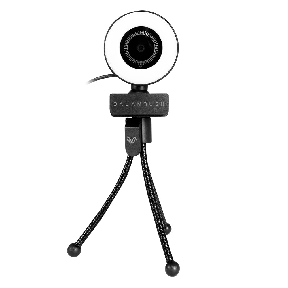 Webcam CMOS BALAM RUSH OS FHD 1080P Corrección de Color Negra Stelar CW750 USB WINDOWS - MAC