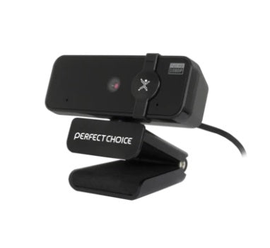 Webcam PERFECT CHOICE PC-320500, 2 MP, USB, Negro, 1920 x 1080 Pixeles