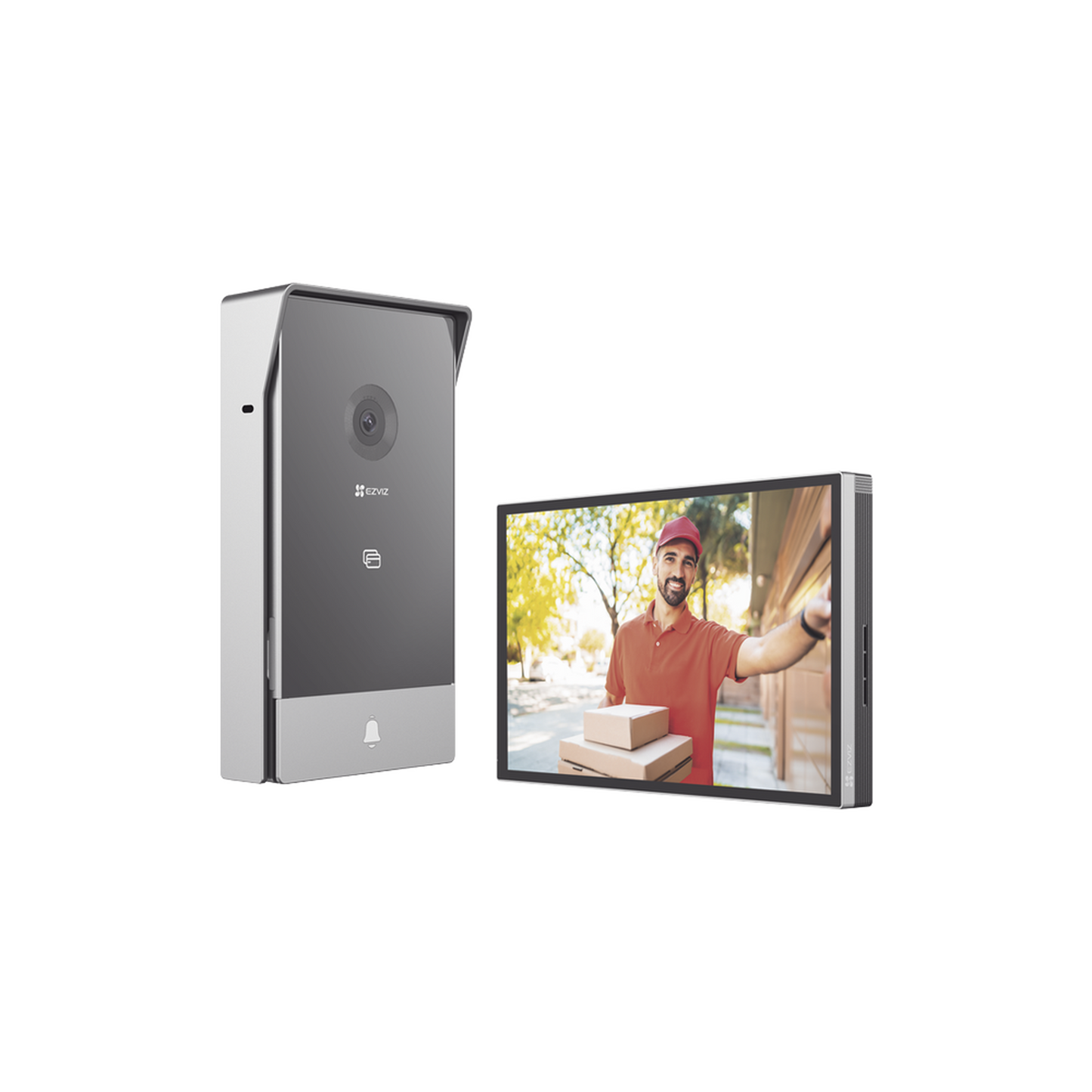 Videoportero IP ConexiÃ³n a 2 Hilos / Con Monitor Wi-Fi para Interior / Frente de Calle  IP65 Uso Exterior Protegido / CÃ¡mara 3 MegapÃ­xel / Llamada a la App / Apertura remota  / Soporta 2 Puertas / Ranura para Micro SD