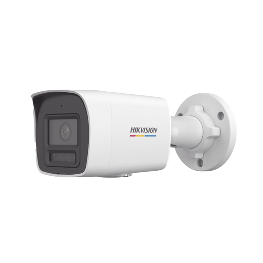 [Dual Light + ColorVu] Bala IP 2 Megapixel / Lente 2.8 mm / 30 mts IR + 30 mts Luz Blanca / MicrÃ³fono Integrado / ACUSENSE Lite / Exterior IP67 / WDR 120 dB / PoE / Micro SD / ONVIF