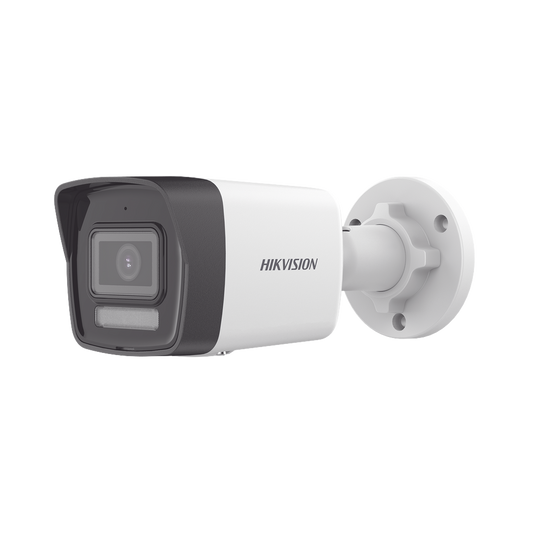 [Dual Light] Bala IP 4 Megapixel / Lente 2.8 mm / 30 mts IR + 30 mts Luz Blanca / MicrÃ³fono Integrado / ACUSENSE Lite / Exterior IP67 / H.265 / PoE / ONVIF / Micro SD