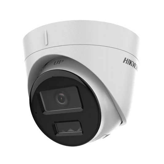 [Dual Light] Turret IP 2 Megapixel / Lente 2.8 mm / 30 mts IR + 30 mts Luz Blanca / MicrÃ³fono Integrado / ACUSENSE Lite / Exterior IP67 / H.265 / PoE / ONVIF / Micro SD