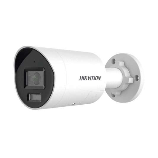 [Dual Light + ColorVu] Bala IP 8 Megapixel (4K) / Lente 2.8 mm / 40 mts IR + 40 mts Luz Blanca / Exterior IP67 / Luz Intermitente y Alerta de Audio / MicrÃ³fono Integrado / ACUSENSE (Filtro de Falsas Alarmas) / Metal / ACUSEARCH