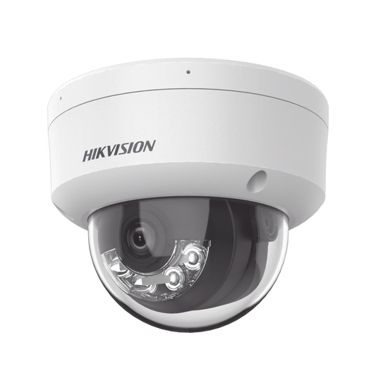 [Dual Light + 2 MicrÃ³fonos Integrados] Domo IP 2 Megapixel / Lente 2.8 mm / 30 mts Luz Blanca + 30 mts IR / ACUSENSE / Exterior IP67 / IK10 / WDR 120 dB / PoE / ONVIF / Micro SD / Metal / ACUSEARCH