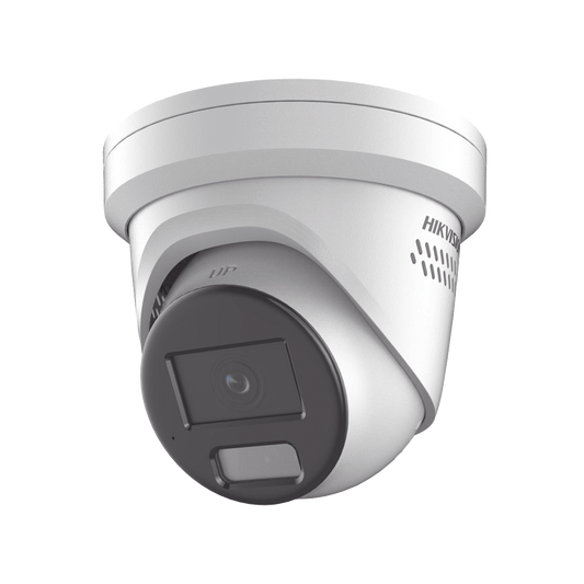 [Dual Light + ColorVu] Turret IP 8 Megapixel /  Lente 2.8 mm / 40 mts IR + 40 mts Luz Blanca / Exterior IP67 / Luz Intermitente y Alerta de Audio / MicrÃ³fono Integrado / Videoanaliticos (Filtro de Falsas Alarmas) / ACUSEARCH