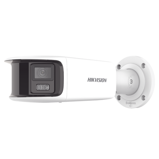 [ PROTECCIÃ“N ACTIVA ] Bala IP PanorÃ¡mica 8 Megapixel / 180Â° / Lente 4 mm / Imagen a Color 24/7 / PoE / WDR 130Â° / IP67 / ACUSENSE / ProtecciÃ³n Activa (Luz EstroboscÃ³pica y Alarma Audible) / 40 mts Luz Blanca / MicroSD