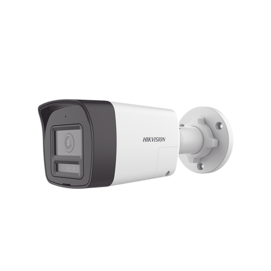 [Audio Bidireccional + Dual Light + ColorVu] Bala TURBOHD 2 Megapixel (1080p) / Lente 2.8 mm / 30 mts IR EXIR + 20 mts Luz Blanca / MicrÃ³fono y Bocina Integrado / Exterior IP67 / Metal / dWDR