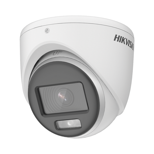 [Dual Light + ColorVu] Turret TURBOHD 2 Megapixel (1080p) / Lente 2.8 mm / 20 mts IR + 20 mts Luz Blanca / Gran Angular 105Â° / Exterior IP67 / MicrÃ³fono Integrado / dWDR / 4 TecnologÃ­as / Metal