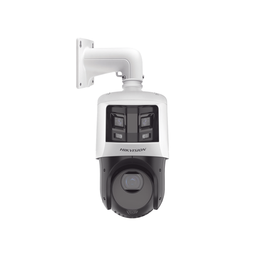 [TandemVu] Domo PTZ IP 4 Megapixel con CÃ¡mara Panoramica 6 Megapixel / 25X Zoom / 100 mts IR / IP66  / WDR / PoE+ / Entrada-Salida de Audio y Alarma / Ultra Baja IluminaciÃ³n / Micro SD