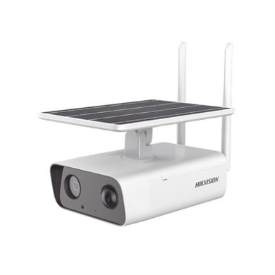 Kit Solar IP All in One / Cámara Bala 4 Megapixel / Lente 4mm / Panel Solar / Batería de Respaldo de Litio 10Ah (Hasta 7 Días) / Conexión 4G / Accesorios de Instalación / Kit Solar