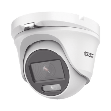 Eyeball TURBOHD 2 Megapíxel (1080p) / Lente 2.8 mm / ColorVu / Microfono Integrado / Imagen a Color 24/7 / METAL / Luz Blanca 20 mts / Exterior IP66 / TVI-AHD-CVI-CVBS / dWDR