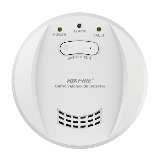 (HikFire) Detector de Monóxido de Carbono / Sensor Electroquímico Avanzado / Alarma Visual y Audible