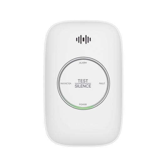 (HikFire) Detector de Gas Natural / Alarma Independiente de Gas Combustible Metano (CH4) / Registro de Eventos / Salida para Válvula y Ventilador / Rango de Medición: 025% LEL / Alarma de 70dB a 115dB @1m