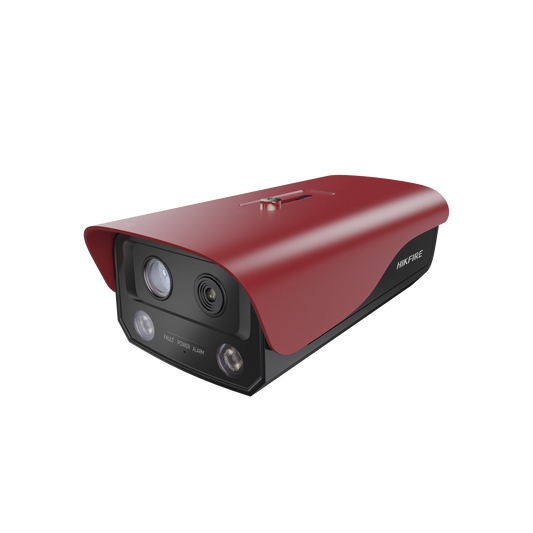 (HikFire) CÃ¡mara de DetecciÃ³n TÃ©rmica de Incendios / DetecciÃ³n de Llamas y Temperaturas Anormales / ResoluciÃ³n Dual de 2560x1440 y 1280x720 / MicroSD  128GB / Exterior IP66