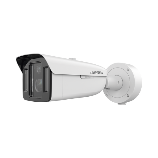 [TandemVu] Bala IP Dual 4 Megapixel (2 Lentes) / Lente Fijo (4 mm / ColorVu) y Lente Mot. (5 a 20 mm / DarkFighter X) / Luz Dual (IR y Luz Blanca) / IP67 / IK10 / Reconocimiento Facial / ACUSENSE / WDR 140 dB / DeepinView / BÃºsqueda por Atributos