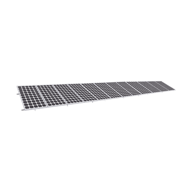 Montaje para Panel Solar, Riel 8 de 5400mm para Módulos con Espesor de 35mm, Velocidad de Viento Máx. 136km/h (20° a 45°)