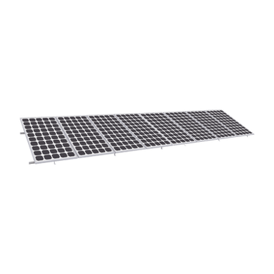 Montaje para Panel Solar, Riel 8 de 5400mm para Módulos de 550 a 660w con Espesor de 35mm, Velocidad de Viento Máx. 136km/h (20° a 45°)