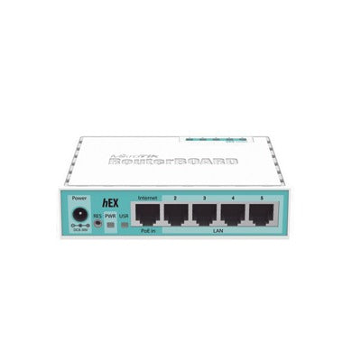 (hEX) RouterBoard, 5 Puertos Gigabit Ethernet, versiÃ³n 2