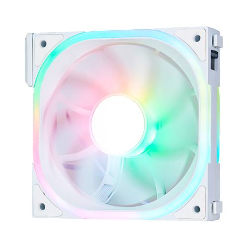 VENTILADOR MODULAR GAME FACTOR FG500, 120MM, 58 CFM, 1900 RPM, RGB, COMPATIBLE CON FKG500 BLANCO