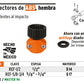 Conector plástico, hembra 5/8'-3/4'    CODIGO- 12718