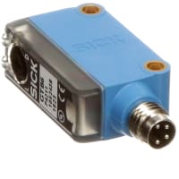 Mini sensor fotoeléctrico, proximidad, BGS, 140m m, rojo de Visbl, PNP, serie G6