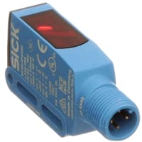 Sensor RetroReflective fotoeléctrico, Autocolimtn, CTA, PNP, los 0m - los 3m, rojo, M12