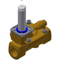 Válvula de solenoide, tipo 15, normalmente cerrado, EPDM, 1/2-14 NPT, serie de EV220B