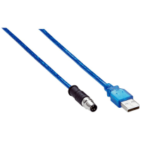 El cable de la conexión, termina A: M8, extremo B: USB-A, recto, masculino, cable 5 ' (el 1.5m) 4-Wire